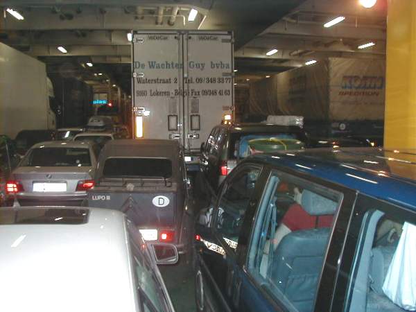 Tobendes Chaos auf der F�hre