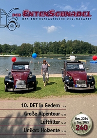 Weiter zum Entenschnabel